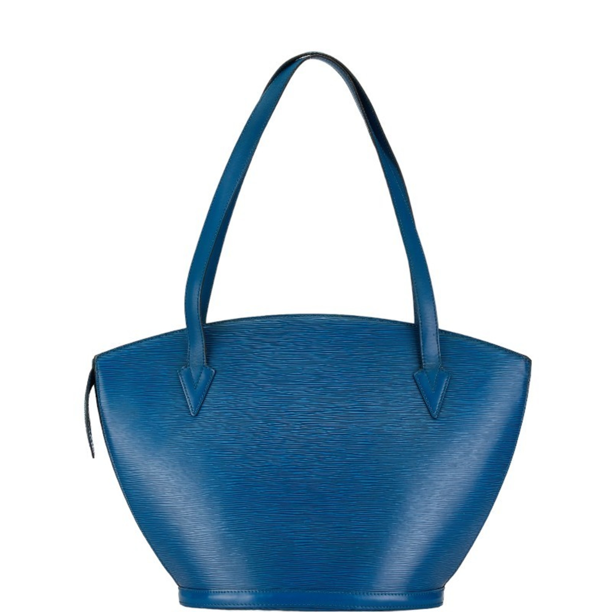 Louis Vuitton Epi Saint Jacques Tote Bag Shoulder M52265 Toledo Blue Leather Women's LOUIS VUITTON