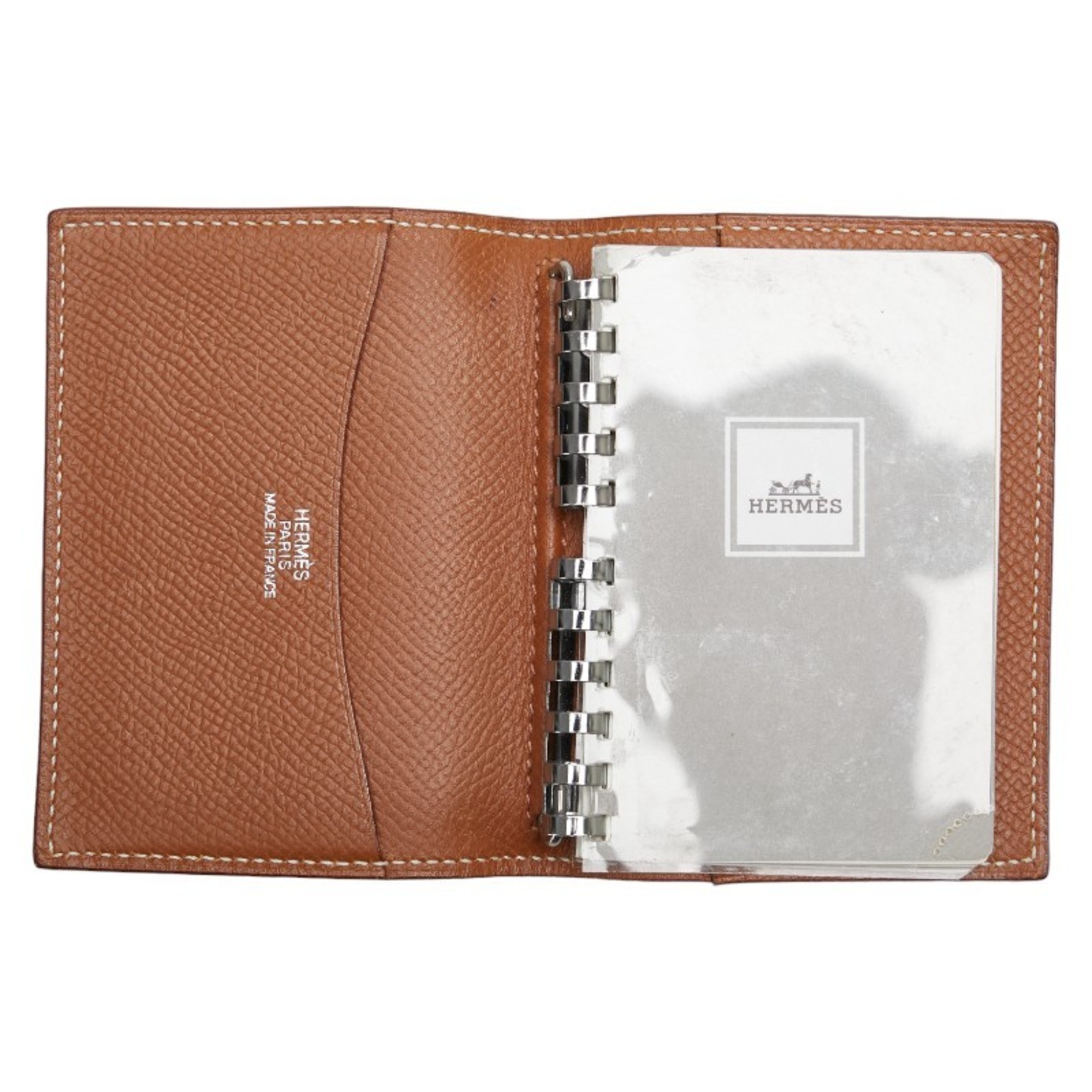 Hermes Agenda Planner Brown Leather Women's HERMES