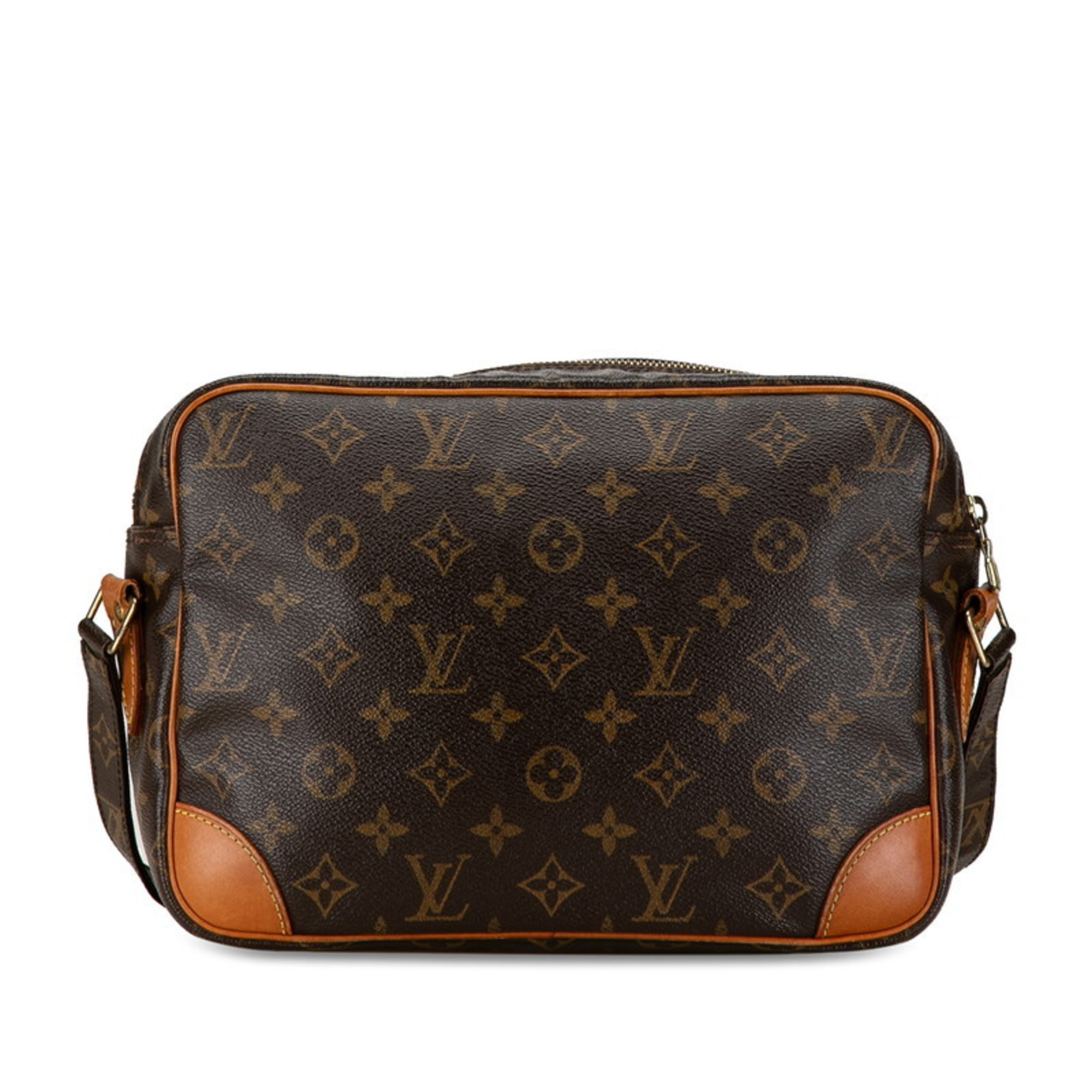 Louis Vuitton Monogram Nile Shoulder Bag M45244 Brown PVC Leather Women's LOUIS VUITTON