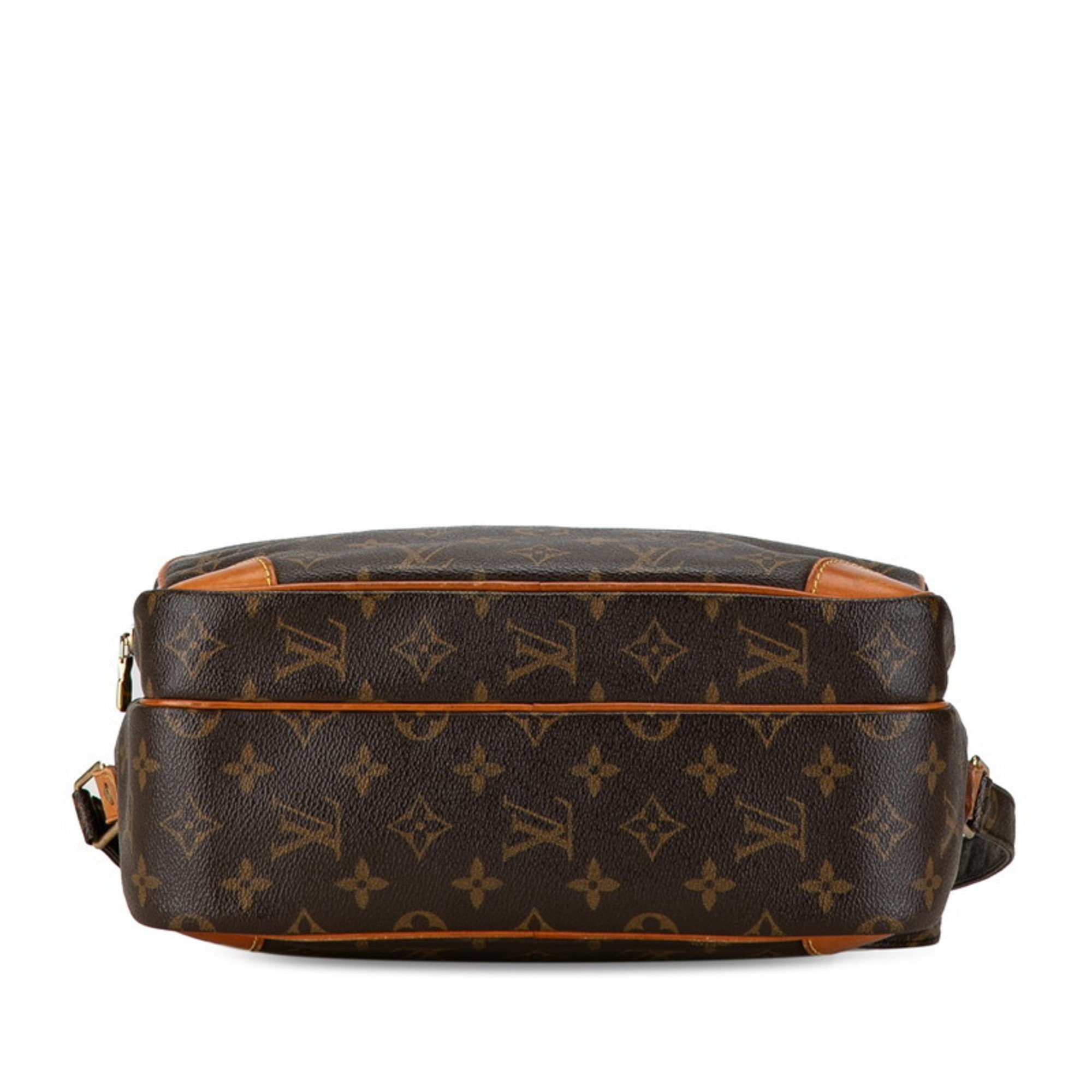 Louis Vuitton Monogram Nile Shoulder Bag M45244 Brown PVC Leather Women's LOUIS VUITTON