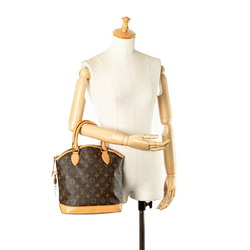 Louis Vuitton Monogram Lockit Handbag Tote Bag M40102 Brown PVC Leather Women's LOUIS VUITTON