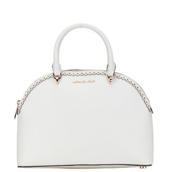 Michael Kors Emmy Handbag Shoulder Bag 2WAY White Leather Women's