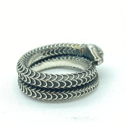 GUCCI Silver Snake Ring Gucci Ag925