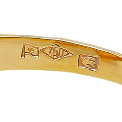 SEIKO K18YG Yellow Gold Diamond Ring for Women, Size 12