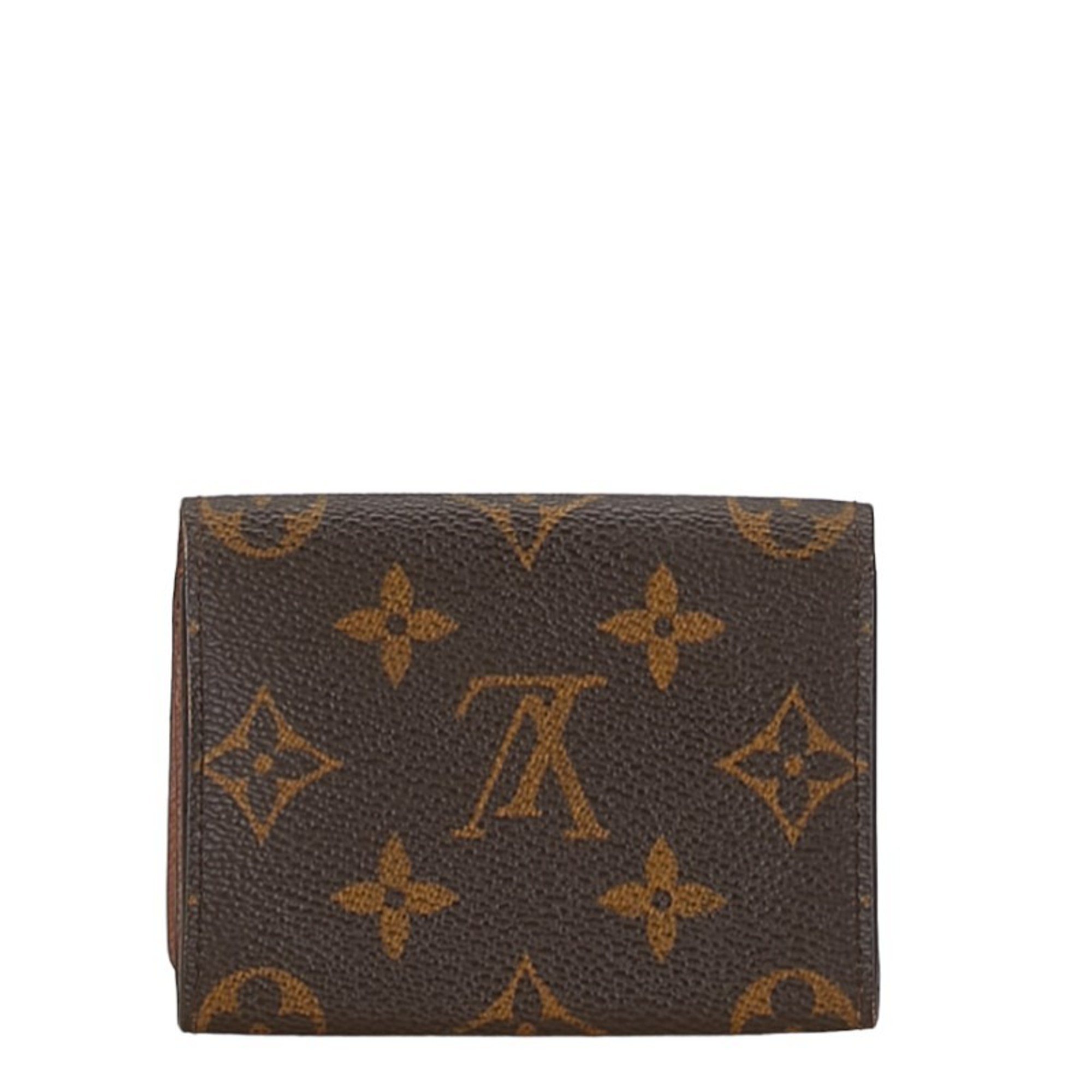 Louis Vuitton Monogram Envelope Carte de Visite Card Case Business Holder M62920 Brown PVC Leather Women's LOUIS VUITTON