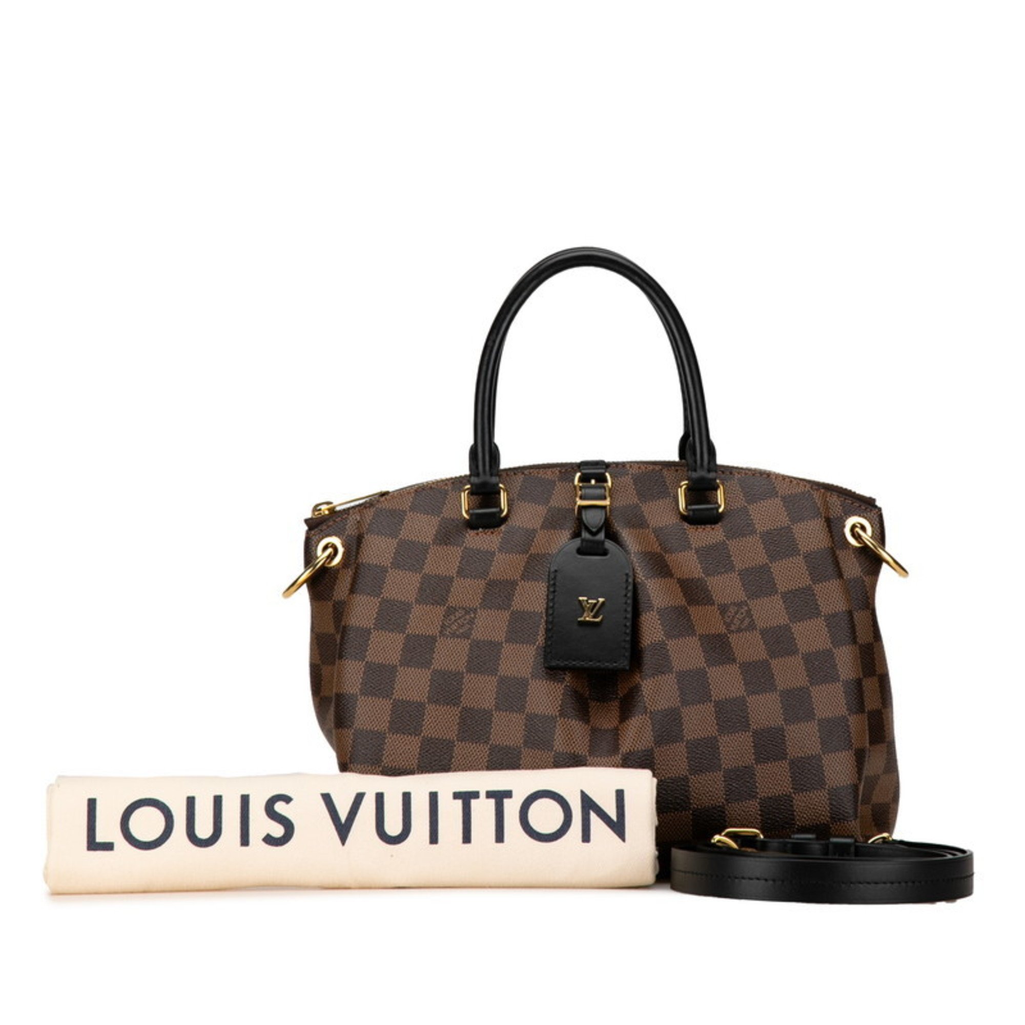 Louis Vuitton Damier Odeon Tote PM Handbag Shoulder Bag N45282 Brown PVC Leather Women's LOUIS VUITTON