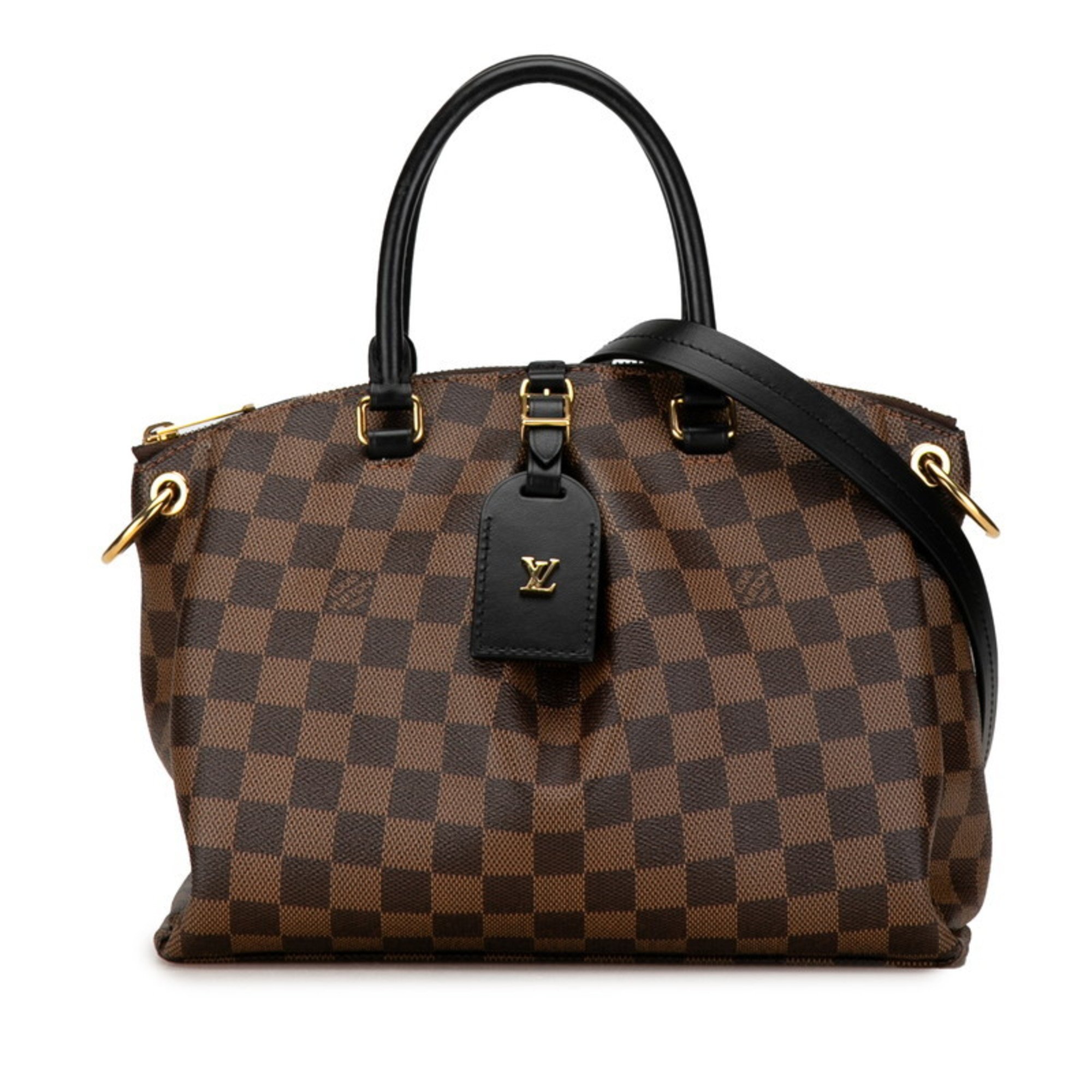 Louis Vuitton Damier Odeon Tote PM Handbag Shoulder Bag N45282 Brown PVC Leather Women's LOUIS VUITTON