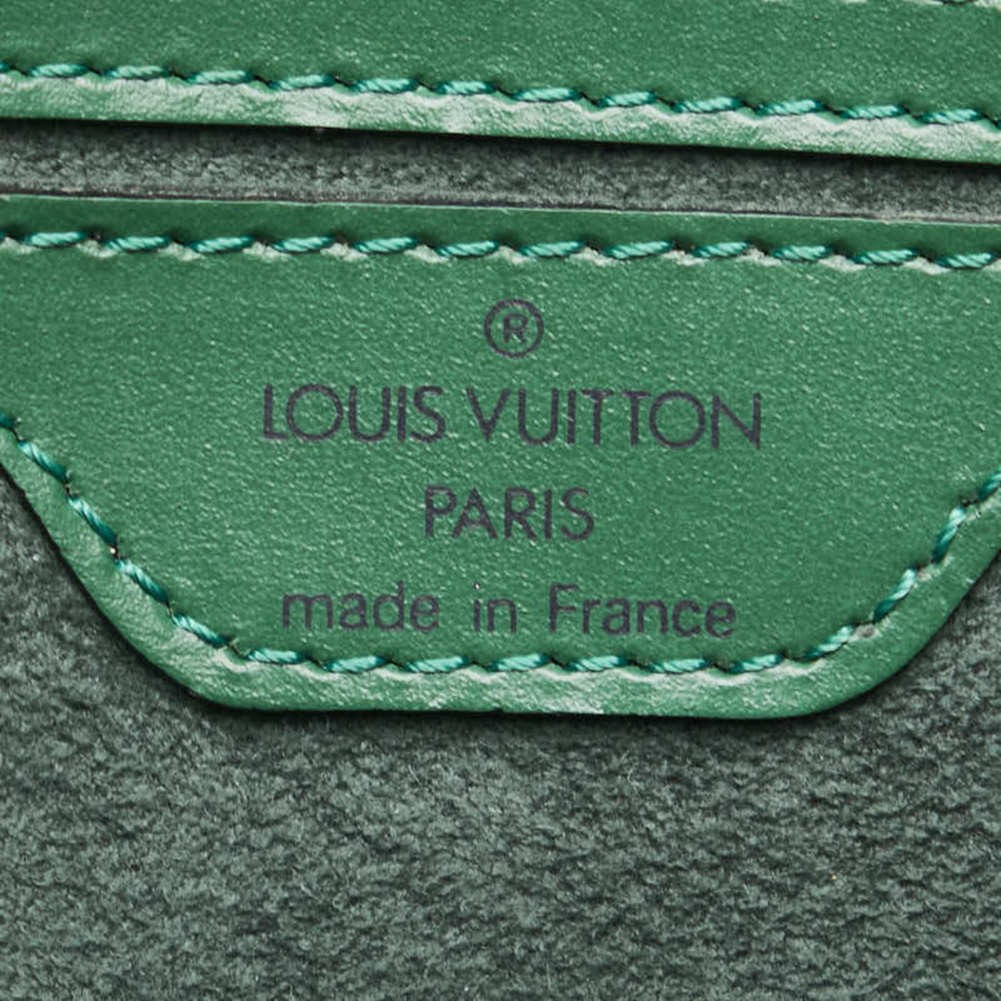 Louis Vuitton Epi Saint Jacques Handbag M52274 Borneo Green Leather Women's LOUIS VUITTON