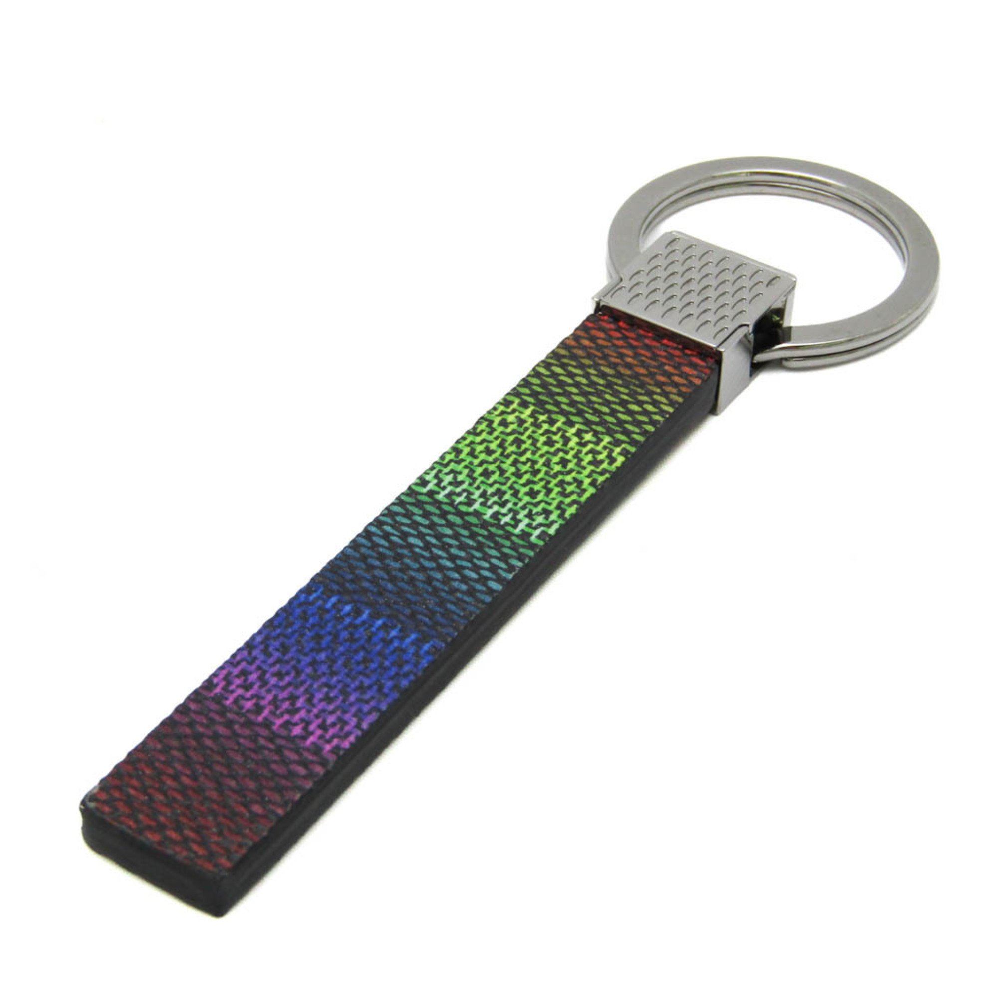 Louis Vuitton Damier Graphite keyring Pluit Tab M68837 Keyring (Multi-color,Silver)