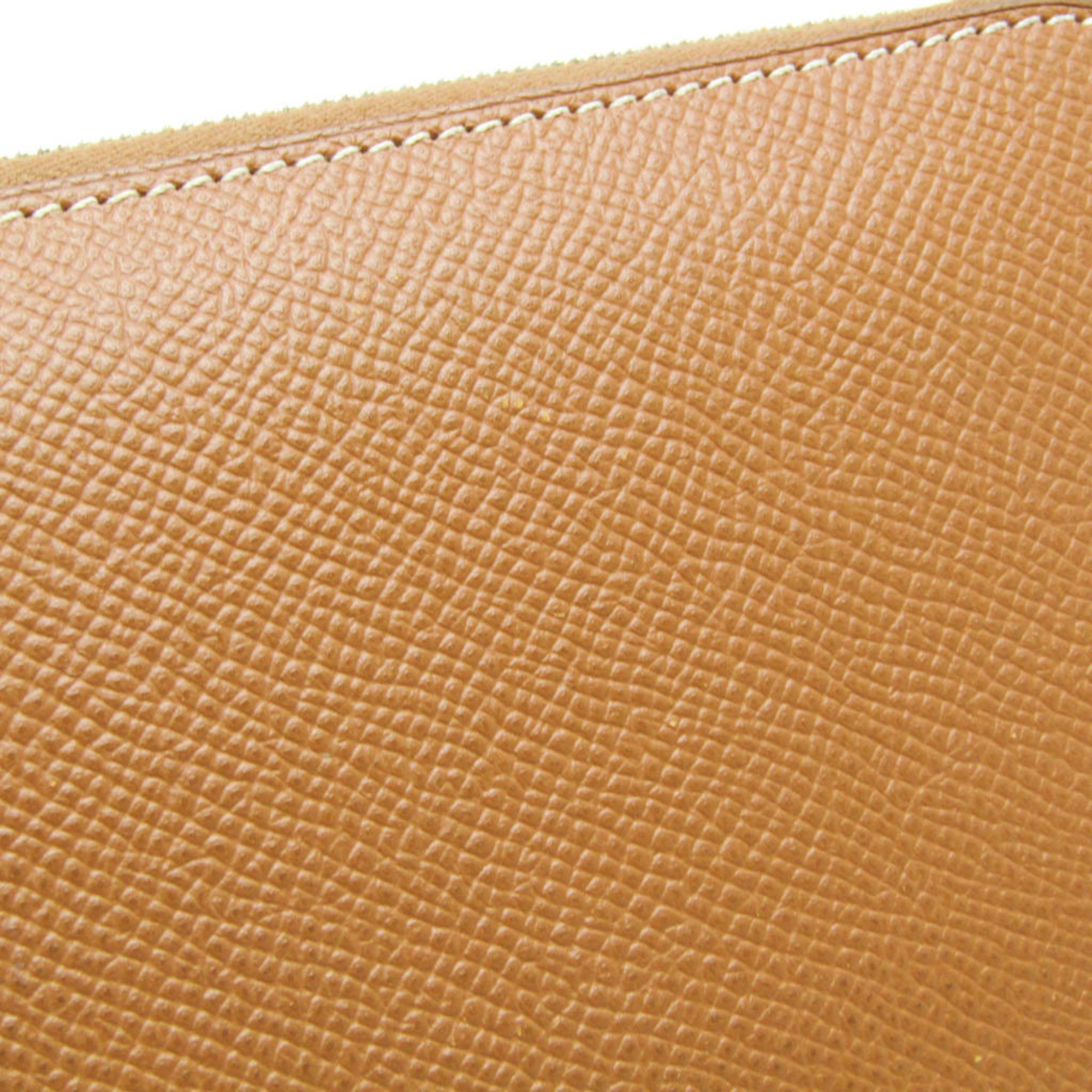 Hermes Azap Long Women,Men Epsom Leather Long Wallet (bi-fold) Gold