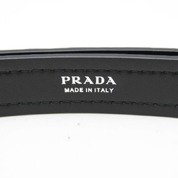 Prada CINTURE 2CS106 Men's Leather Standard Belt Black 95