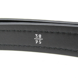 Prada CINTURE 2CS106 Men's Leather Standard Belt Black 95