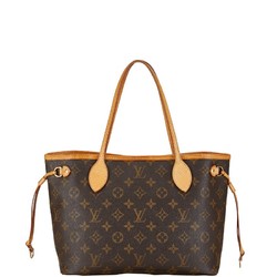 Louis Vuitton Monogram Neverfull PM Handbag Tote Bag M40155 Brown PVC Leather Women's LOUIS VUITTON