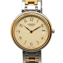 Hermes Windsor Watch Quartz Ivory Dial Stainless Steel Women's HERMES