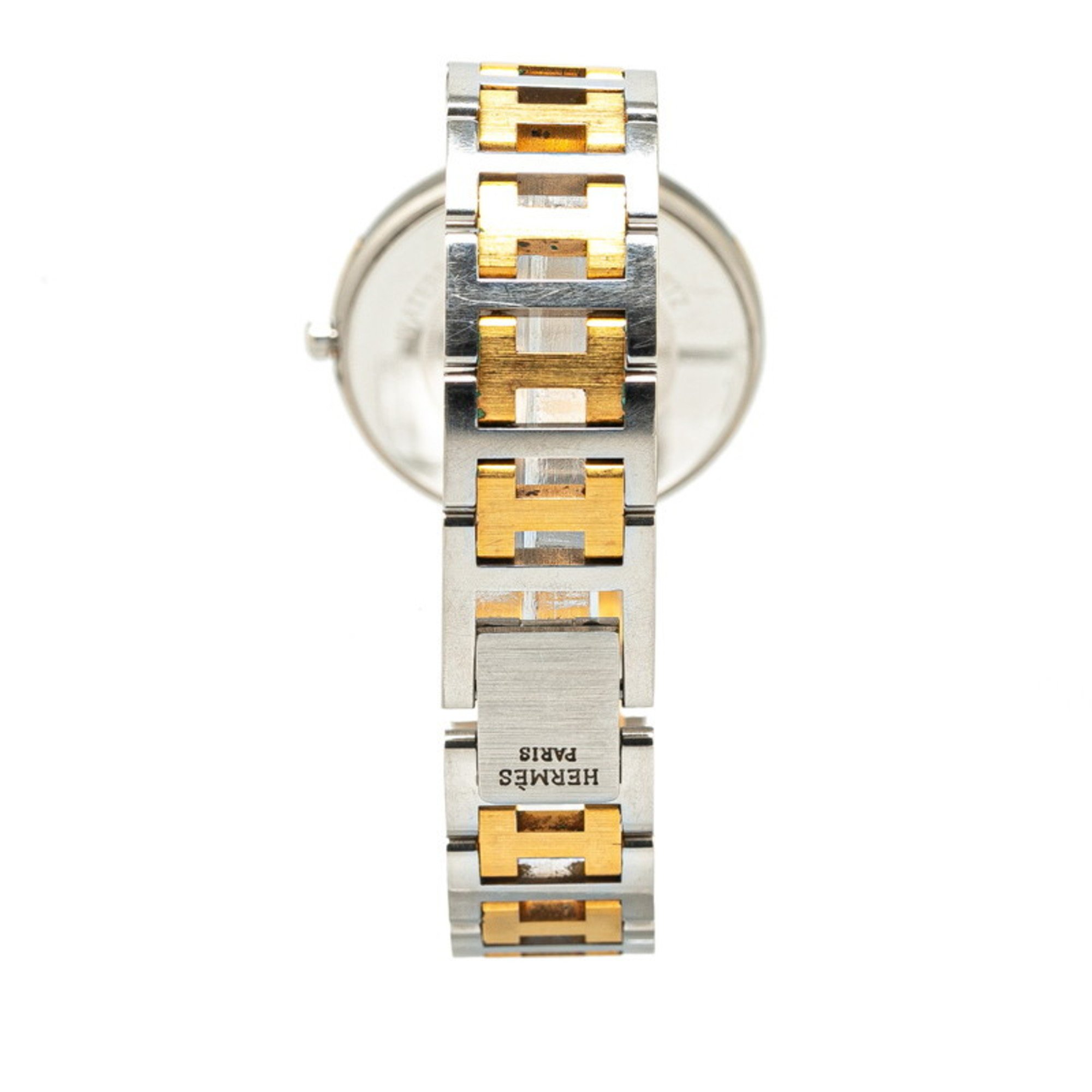 Hermes Windsor Watch Quartz Ivory Dial Stainless Steel Women's HERMES