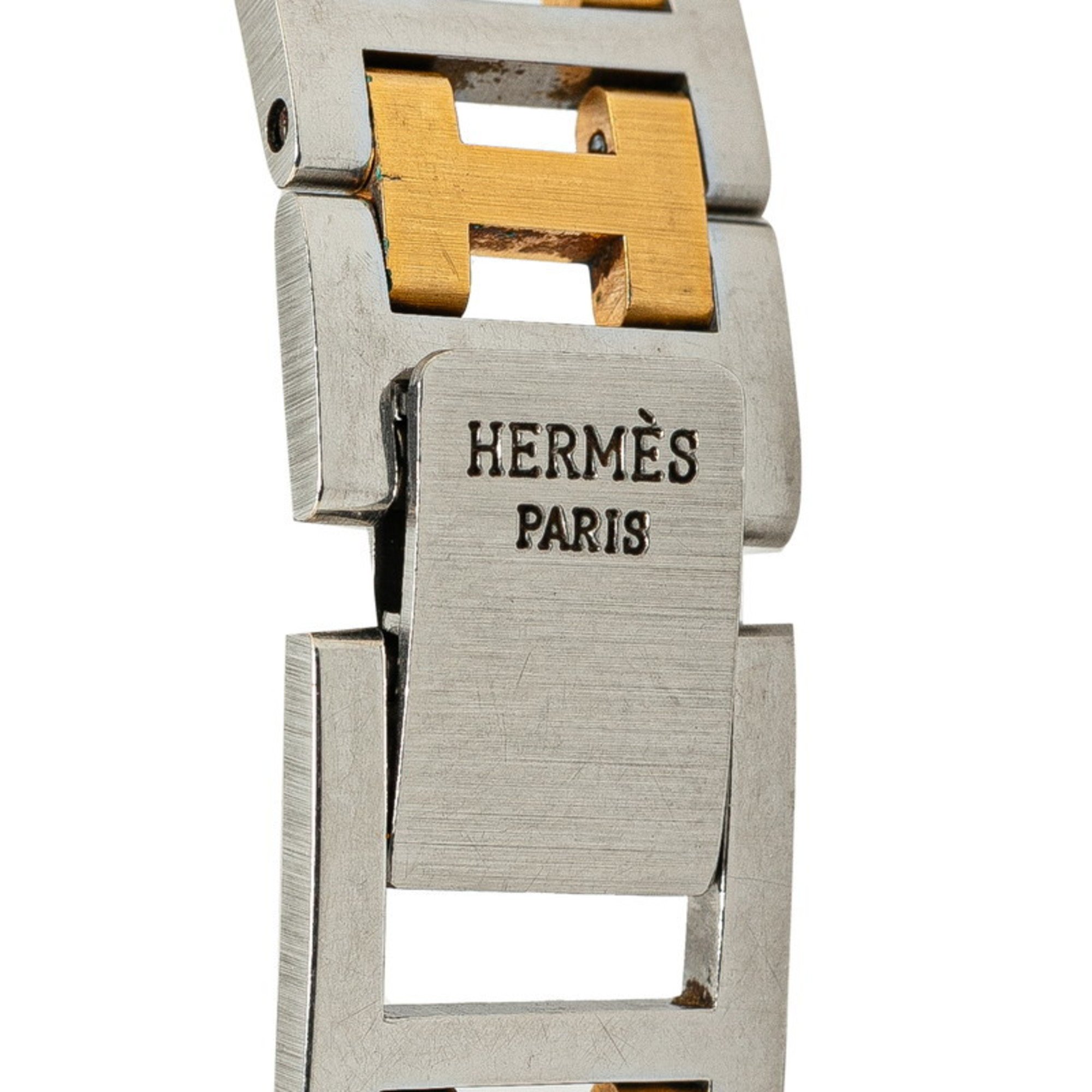 Hermes Windsor Watch Quartz Ivory Dial Stainless Steel Women's HERMES