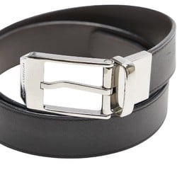 Louis Vuitton Seattle Santur Reversible Belt 85/34 M6906 Black Brown Leather Women's LOUIS VUITTON