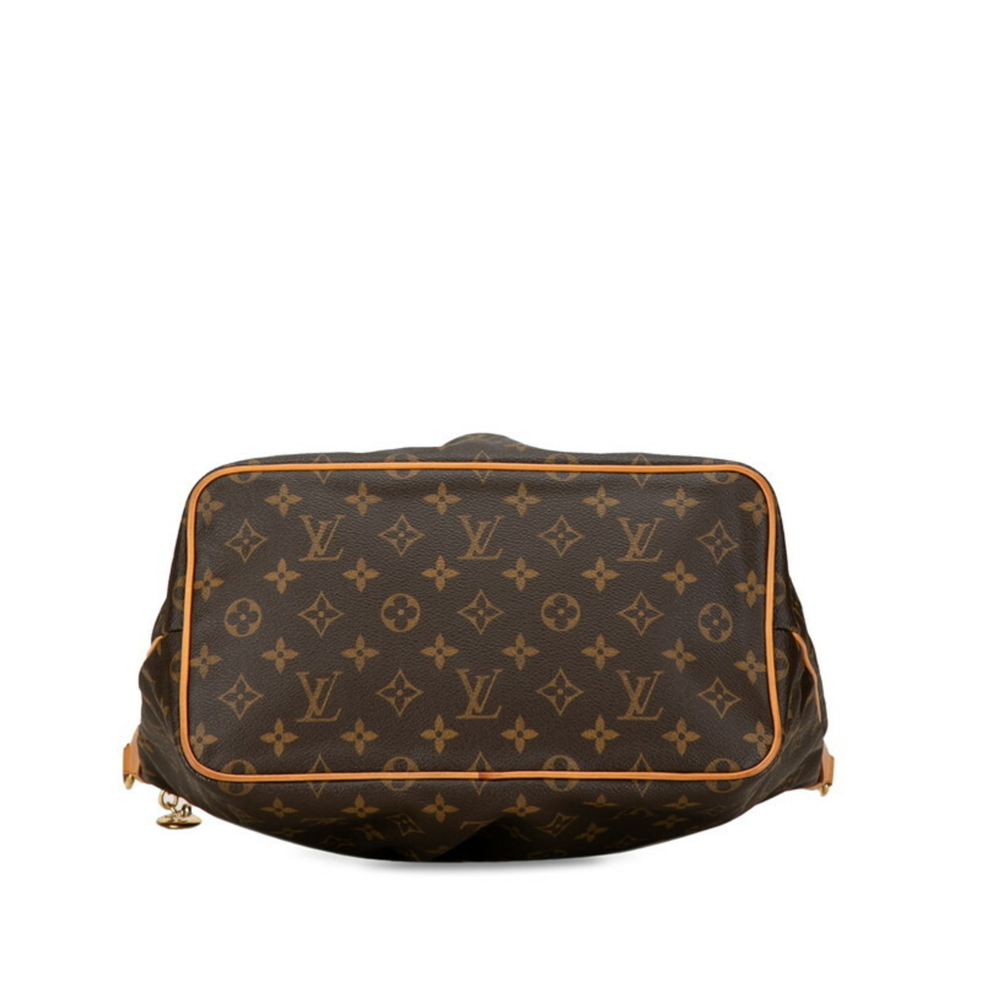 Louis Vuitton Monogram Palermo PM Shoulder Bag Handbag M40145 Brown PVC Leather Women's LOUIS VUITTON