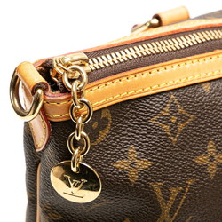 Louis Vuitton Monogram Palermo PM Shoulder Bag Handbag M40145 Brown PVC Leather Women's LOUIS VUITTON