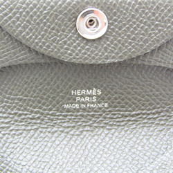 Hermes Bastia Women,Men Epsom Leather Coin Purse/coin Case Khaki