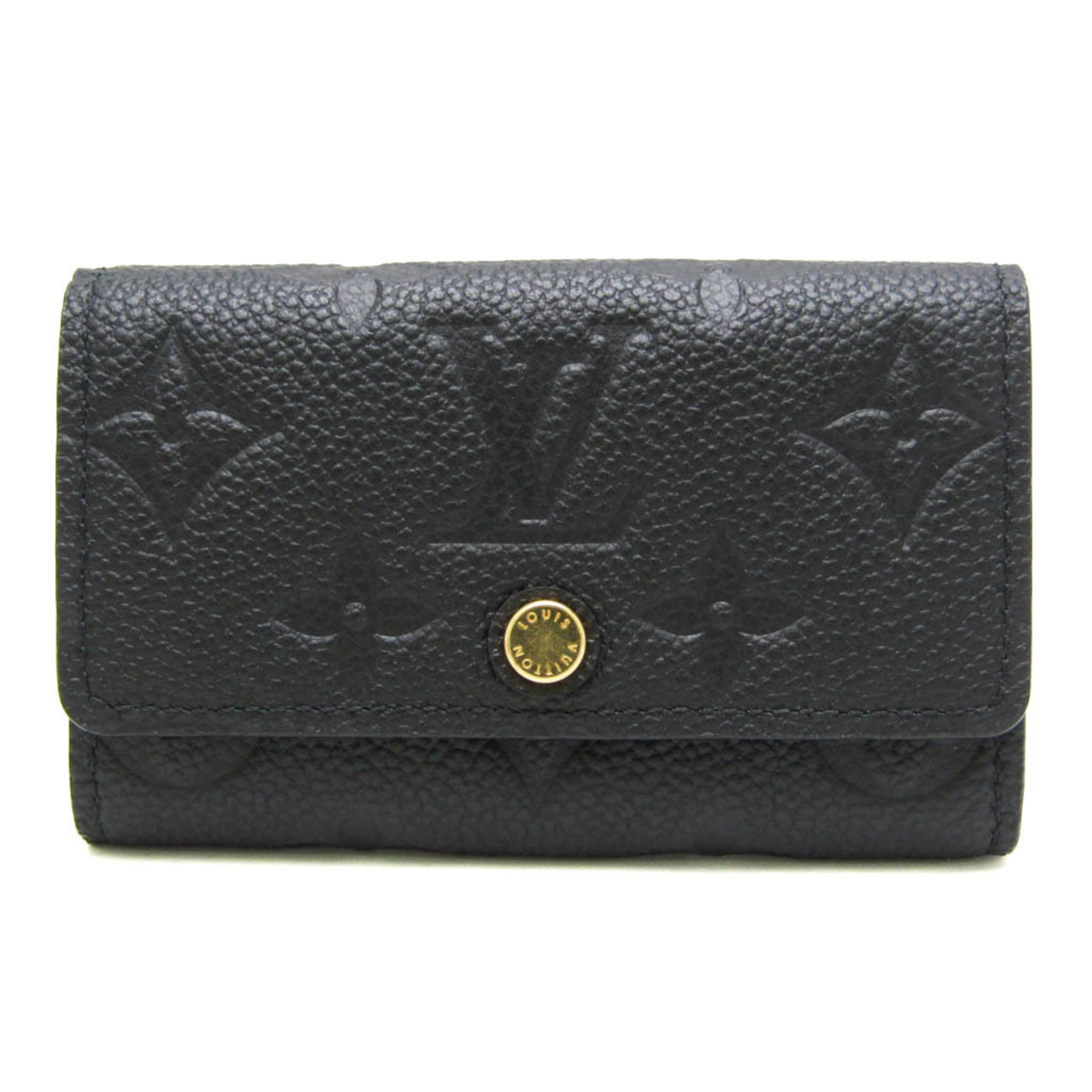 Louis Vuitton Monogram Empreinte 6 Key Holder M64421 Women's Monogram Empreinte Key Case Noir