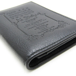 Bvlgari Collezione 30199 Leather Business Card Case Black