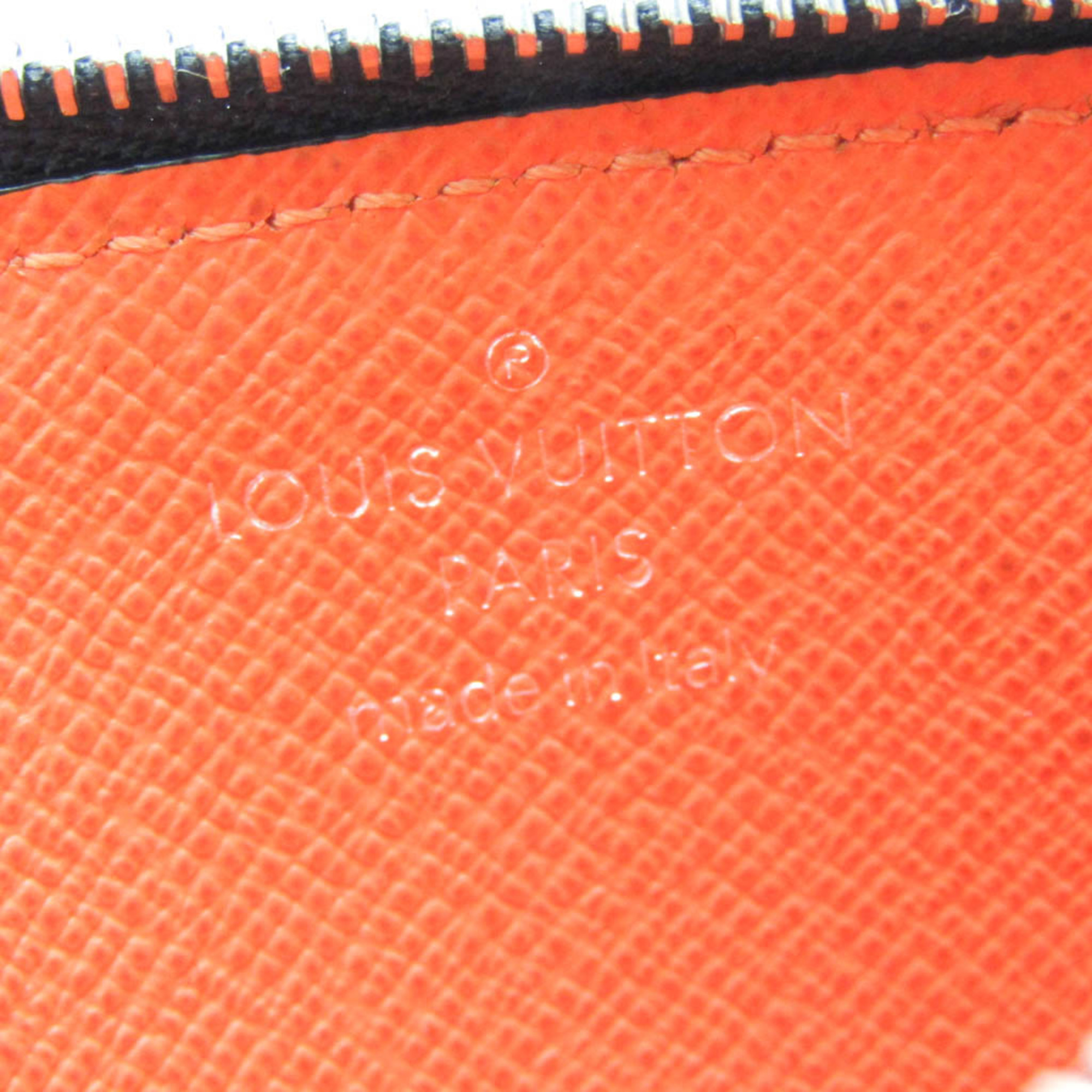 Louis Vuitton Taigarama Coin Card Holder M30465 Taigarama Card Case Orange