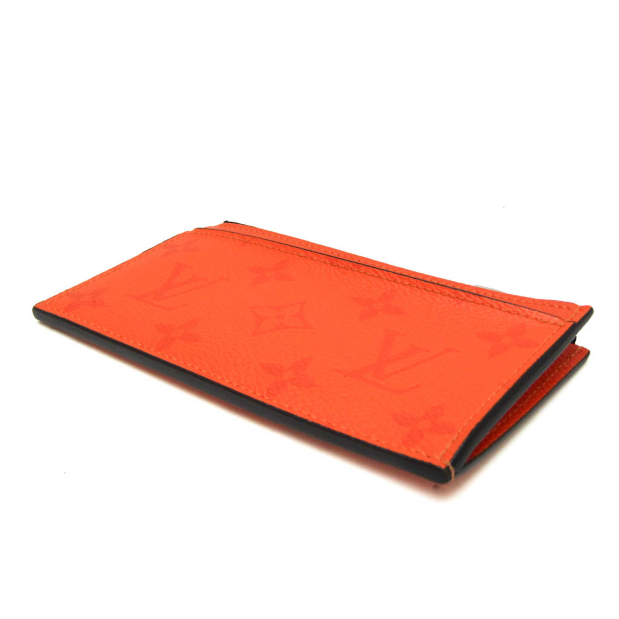 Louis Vuitton Taigarama Coin Card Holder M30465 Taigarama Card Case Orange