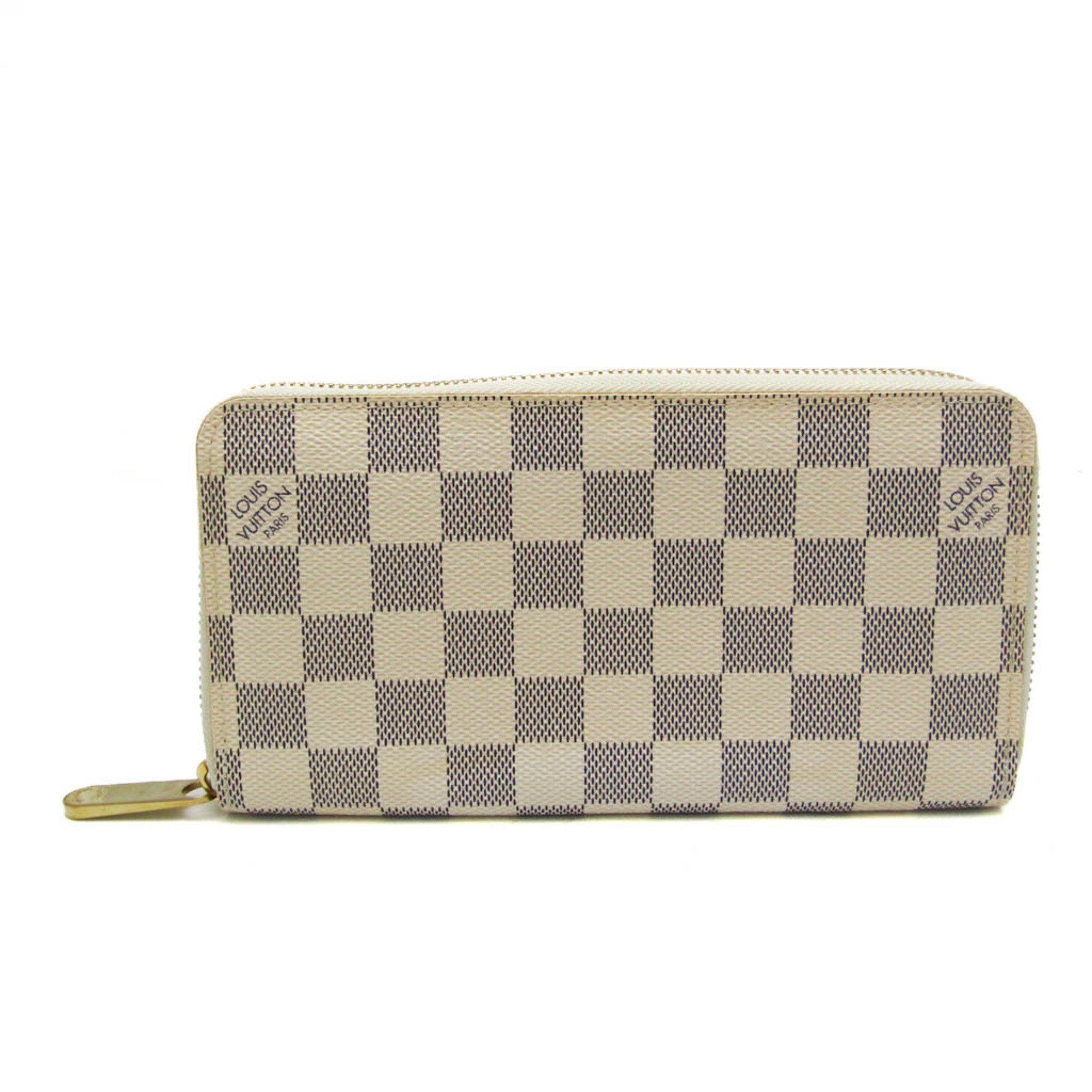 Louis Vuitton Damier Azur Zippy Wallet N60019 Women's Damier Azur Long Wallet (bi-fold) Damier Azur