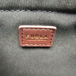 Furla BABYLON EAW0UNO Women's Leather,Suede Shoulder Bag Brown