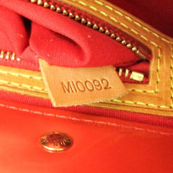 Louis Vuitton Monogram Vernis Reade PM M91088 Women's Handbag Rouge