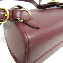 Cartier Must Women's Leather Backpack Bordeaux