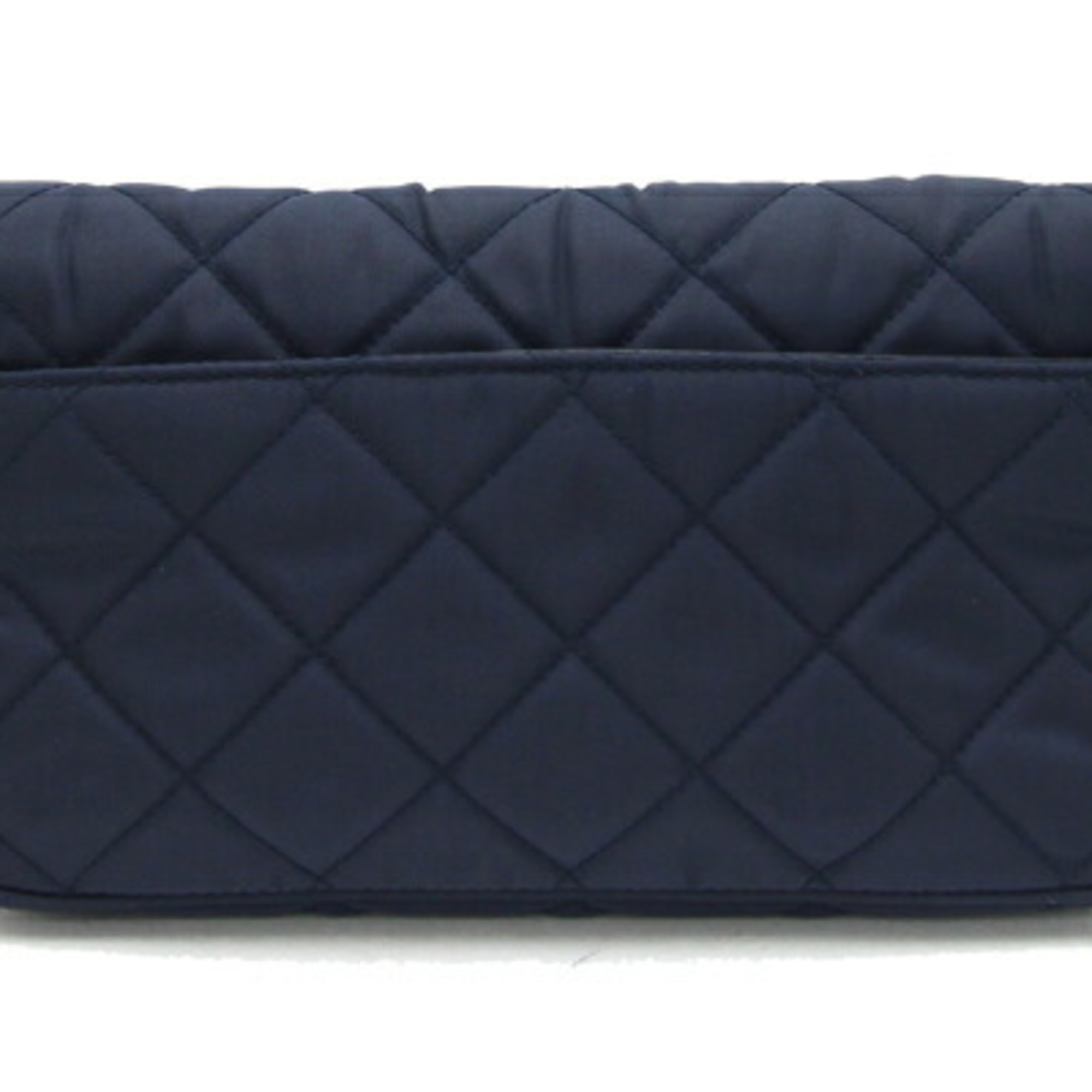 Prada Shoulder Bag BT1025 Navy Nylon Leather Quilted Pochette Women's PRADA