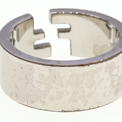 Fendi Ring 7AJ193 Silver Metal FF Men's FENDI