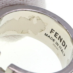 Fendi Ring 7AJ193 Silver Metal FF Men's FENDI