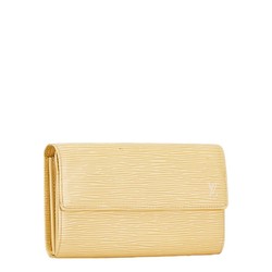 Louis Vuitton Epi Pochette Porte Monnaie Credit Long Wallet M6357A Vanille Beige Leather Women's LOUIS VUITTON