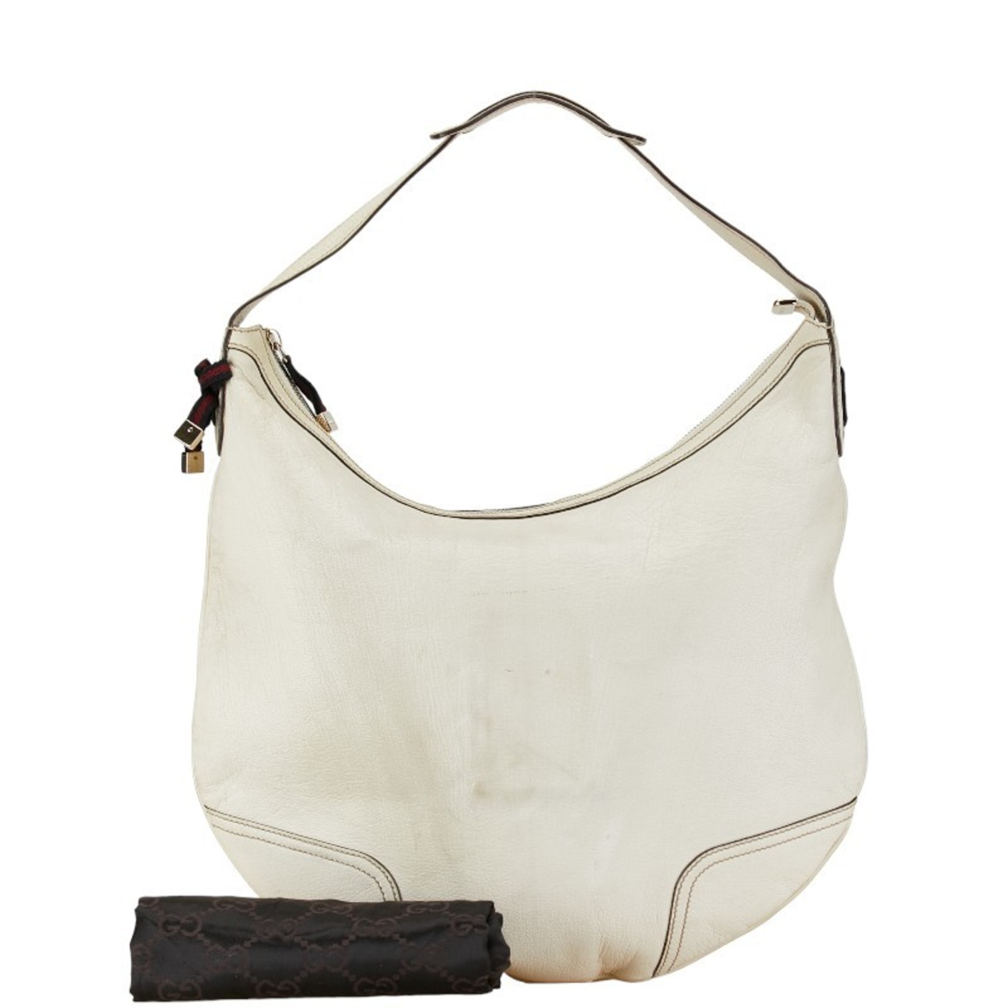 Gucci Bag Handbag 162882 White Leather Women's GUCCI