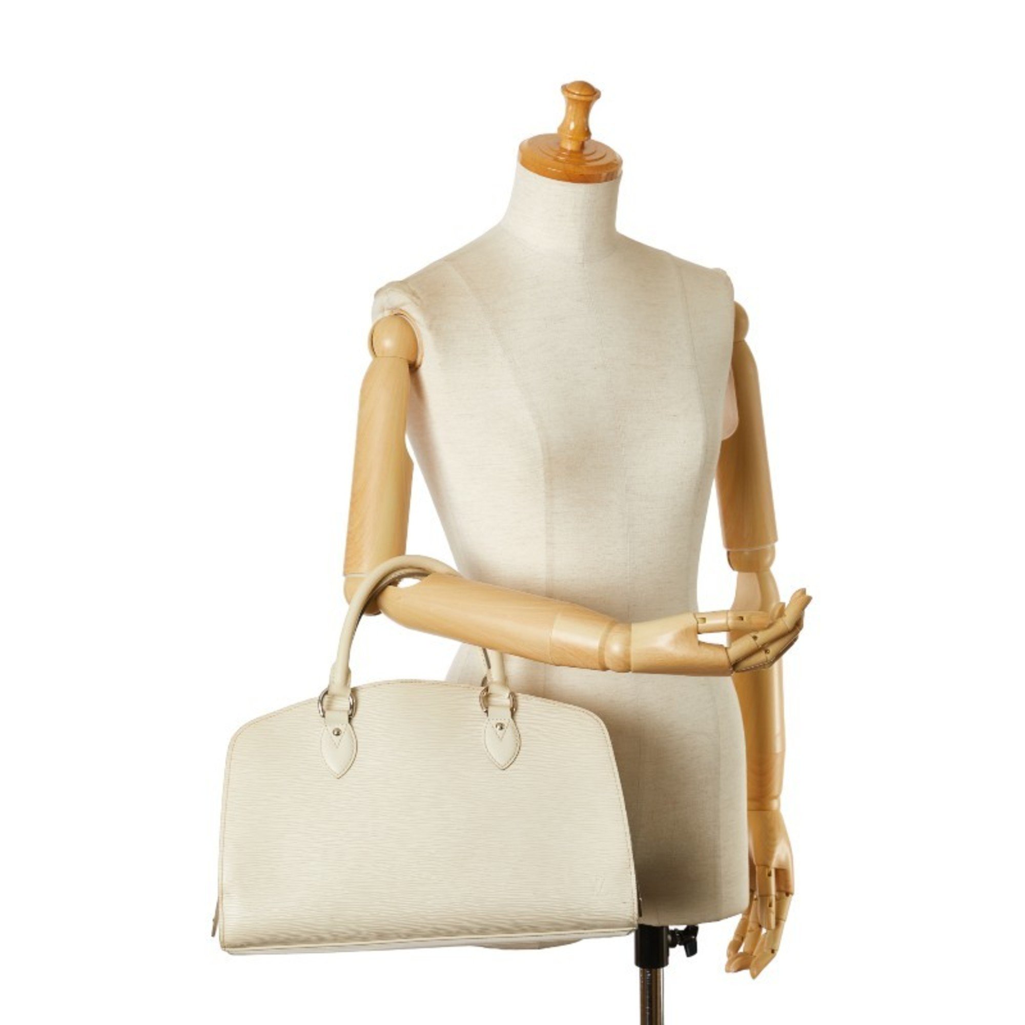 Louis Vuitton Epi Pont Neuf PM Handbag M5907J Ivory White Leather Women's LOUIS VUITTON