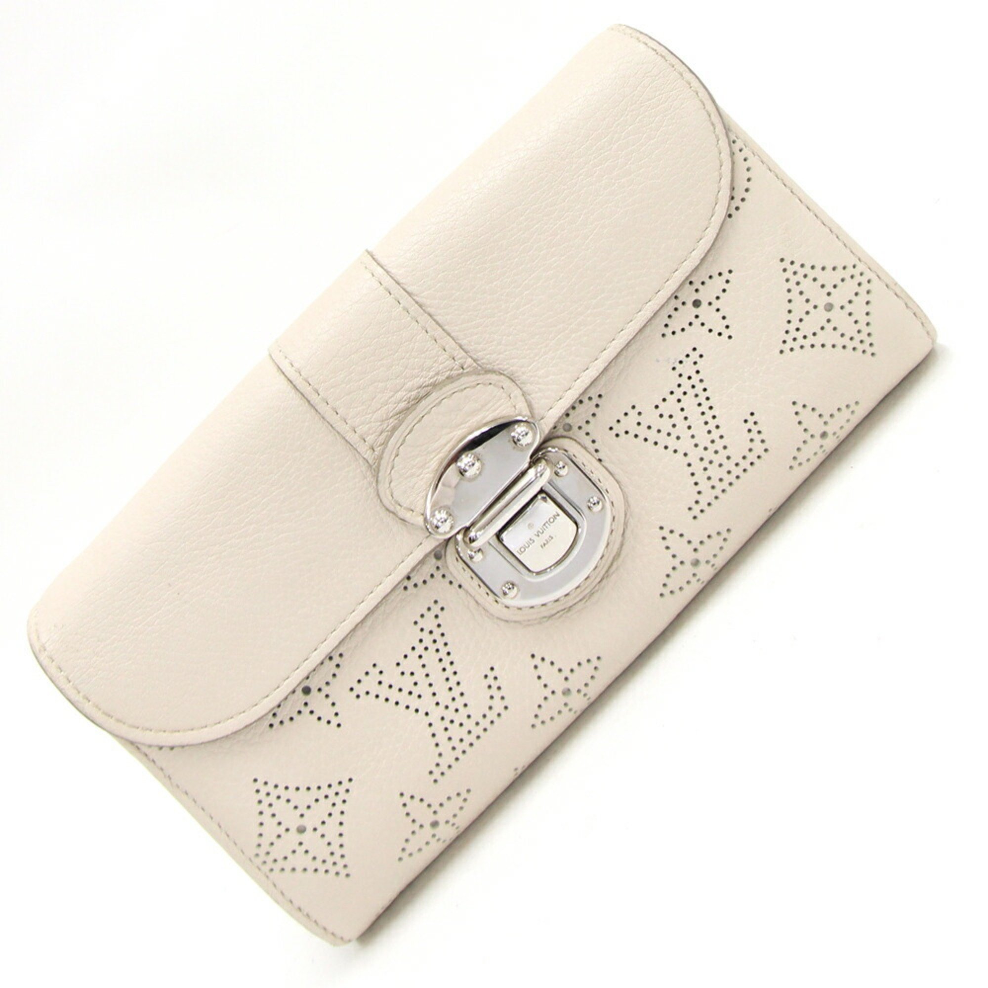 Louis Vuitton Mahina Wallet Iris M58159 Blanc Ivory Women's LOUIS VUITTON