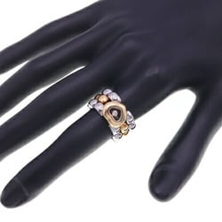 Chopard Ring Happy Diamond Heart 82/8401 750YG SS Size 10 Jewelry Women's Combi CHOPARD