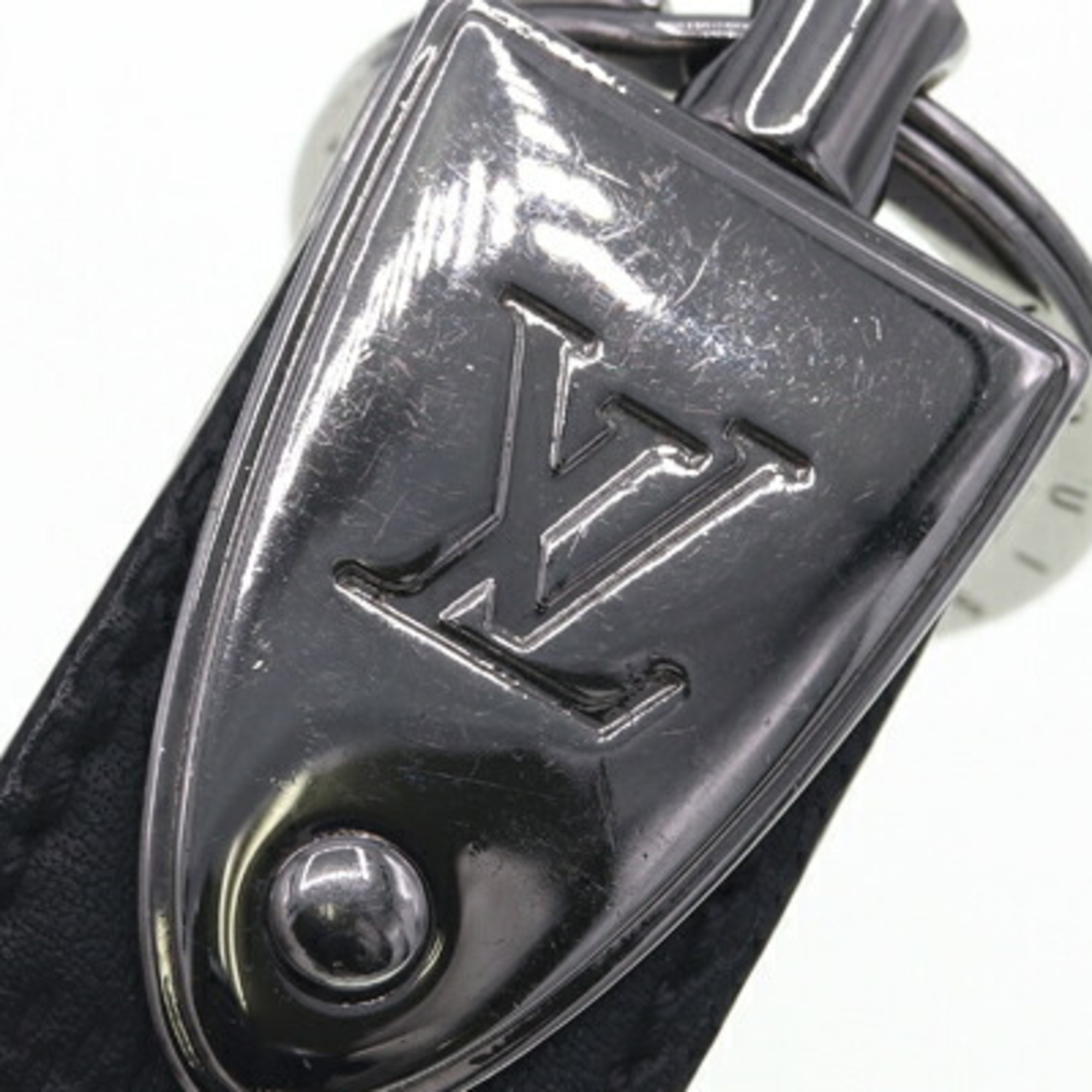 Louis Vuitton Keyring Damier Infini Portocle Dragonne M65061 Keychain Black Men's LOUIS VUITTON