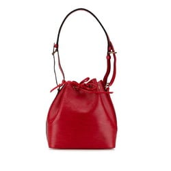 Louis Vuitton Epi Petit Noe Shoulder Bag M44107 Castilian Red Leather Women's LOUIS VUITTON