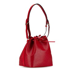 Louis Vuitton Epi Petit Noe Shoulder Bag M44107 Castilian Red Leather Women's LOUIS VUITTON