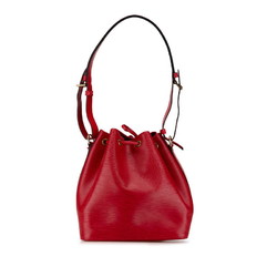 Louis Vuitton Epi Petit Noe Shoulder Bag M44107 Castilian Red Leather Women's LOUIS VUITTON