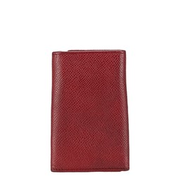 BVLGARI 6-ring key case B.zero red leather for women