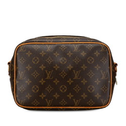 Louis Vuitton Monogram Reporter PM Shoulder Bag M45254 Brown PVC Leather Women's LOUIS VUITTON