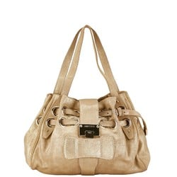 Jimmy Choo Handbag Tote Bag Gold Leather Women's JIMMY CHOO