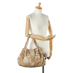 Jimmy Choo Handbag Tote Bag Gold Leather Women's JIMMY CHOO