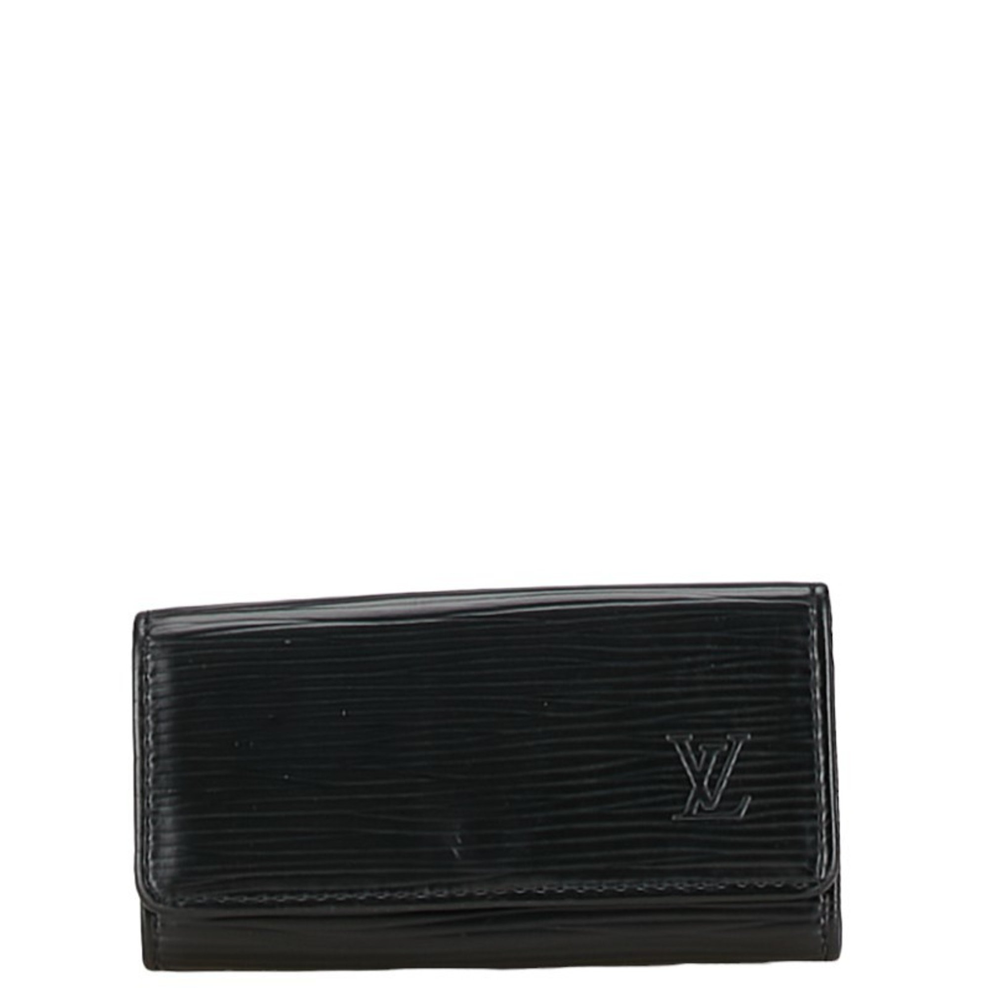 Louis Vuitton Epi Multicle 4 Key Case Holder M63822 Noir Black Leather Women's LOUIS VUITTON