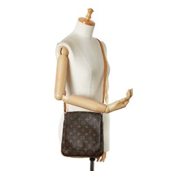 Louis Vuitton Monogram Musette Salsa Long Shoulder Bag M51387 Brown PVC Leather Women's LOUIS VUITTON